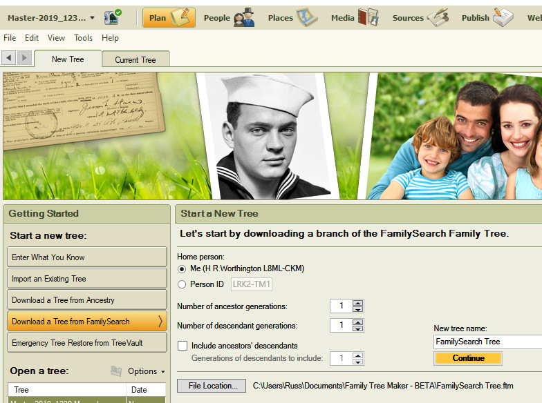 free family tree download for mac